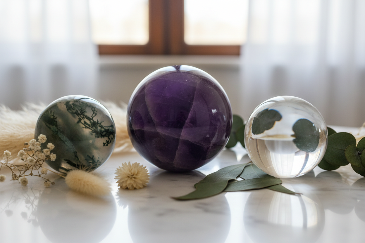 How Crystal Spheres are Polished