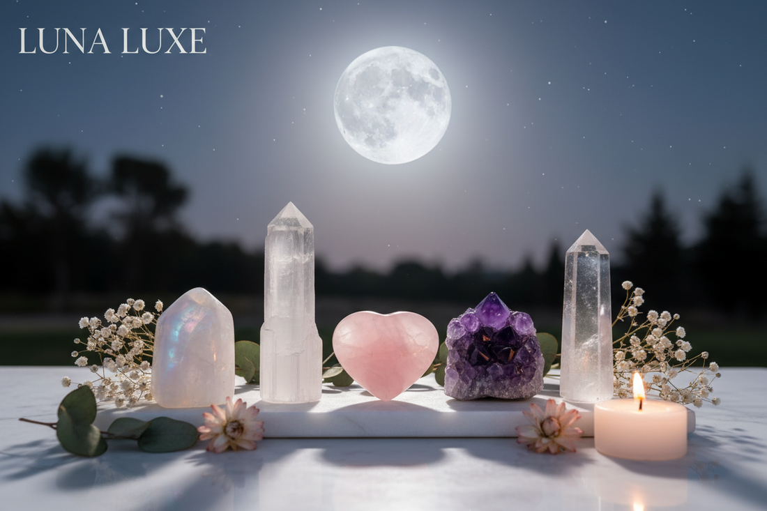How to Charge Your Crystals with the Full Moon