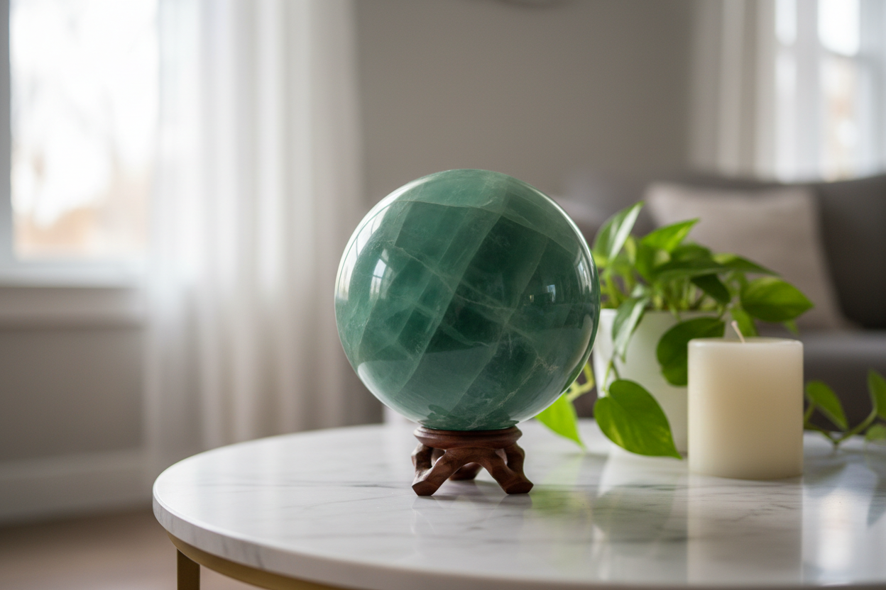 How to Display Crystal Spheres