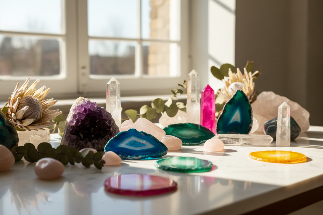 Natural vs Dyed Crystals