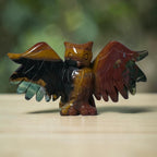 Ocean Jasper Owl Carving