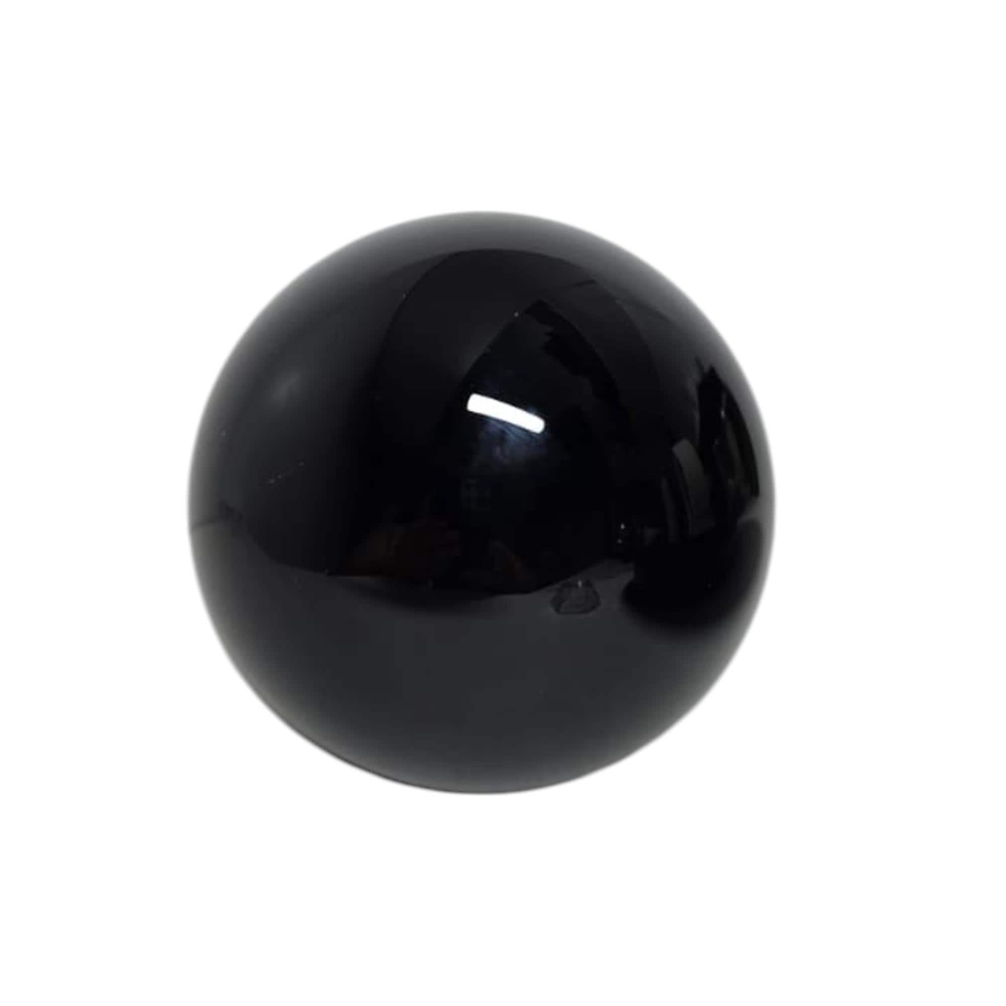 Black Obsidian Sphere 76mm, Protection Stone, Healing Crystal, Meditation Decor
