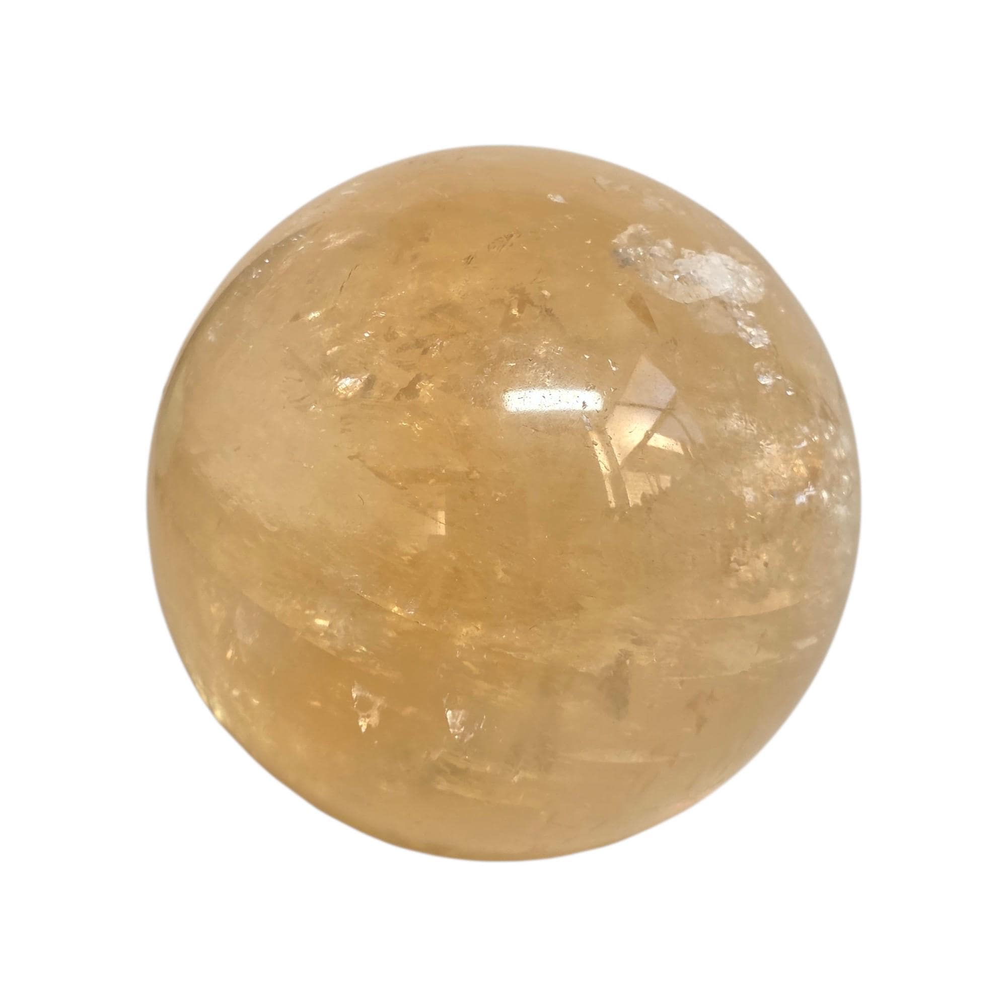 Clear Quartz Sphere – Polished Gemstone for Meditation, Spiritual Decor