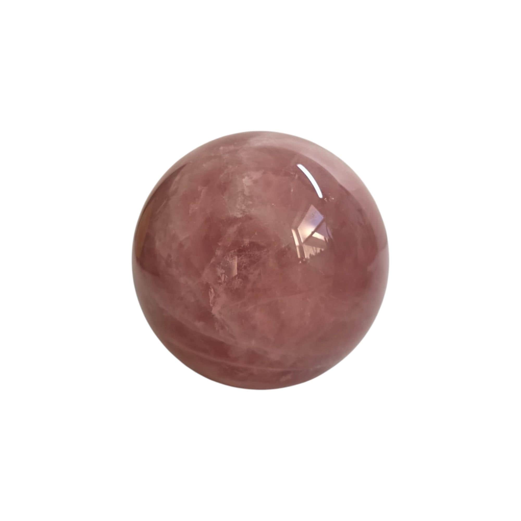 Madagascar Rose Quartz Sphere 73mm