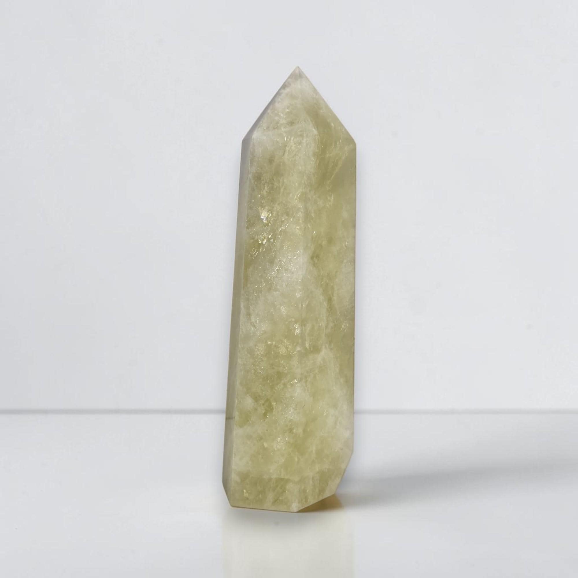 Citrine Crystal Tower Obelisk Generator Point Yellow Quartz Healing Wand