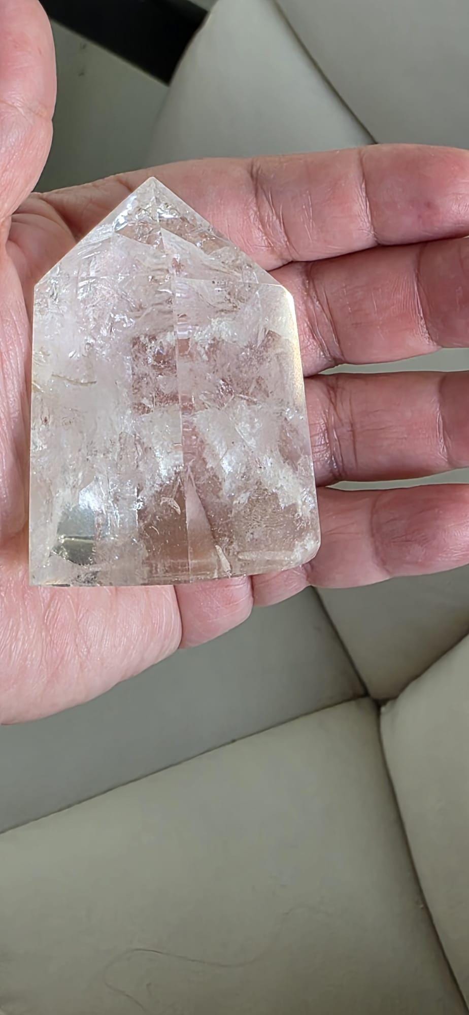 Citrine and Clear Quartz Tower Set, Abundance Crystals, Manifestation Stone Pair