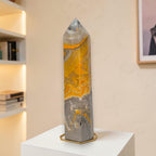 Bumblebee Jasper Crystal Tower