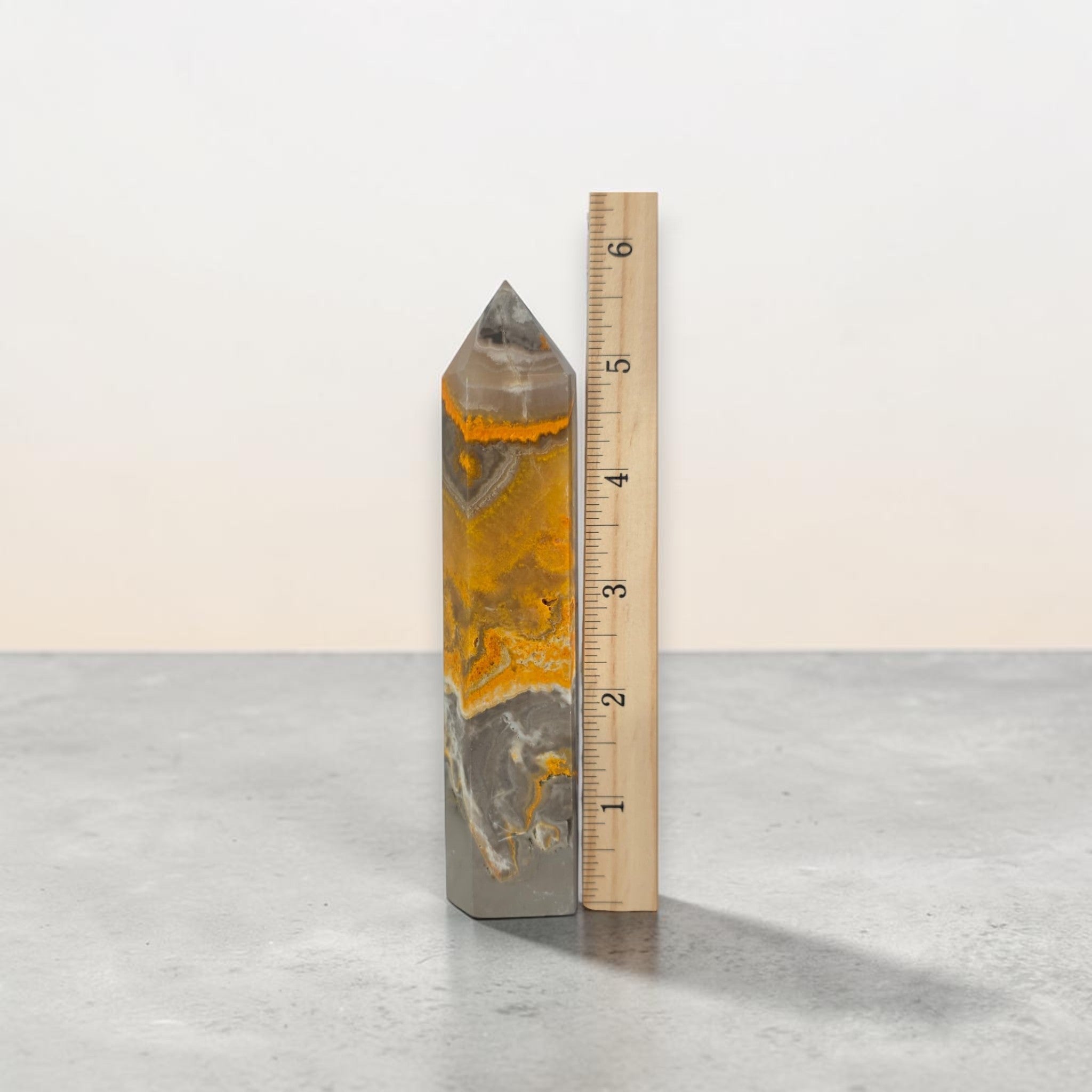 Bumblebee Jasper Crystal Tower