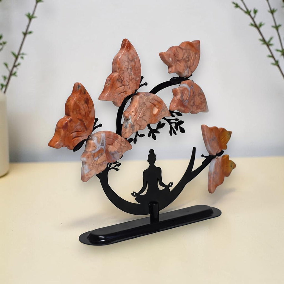 Cotton Candy Butterfly Tree tabletop sculpture