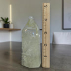 Citrine crystal tower 4 inch size reference