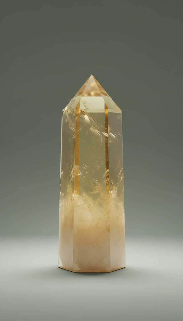 Golden Citrine Gemstone Tower