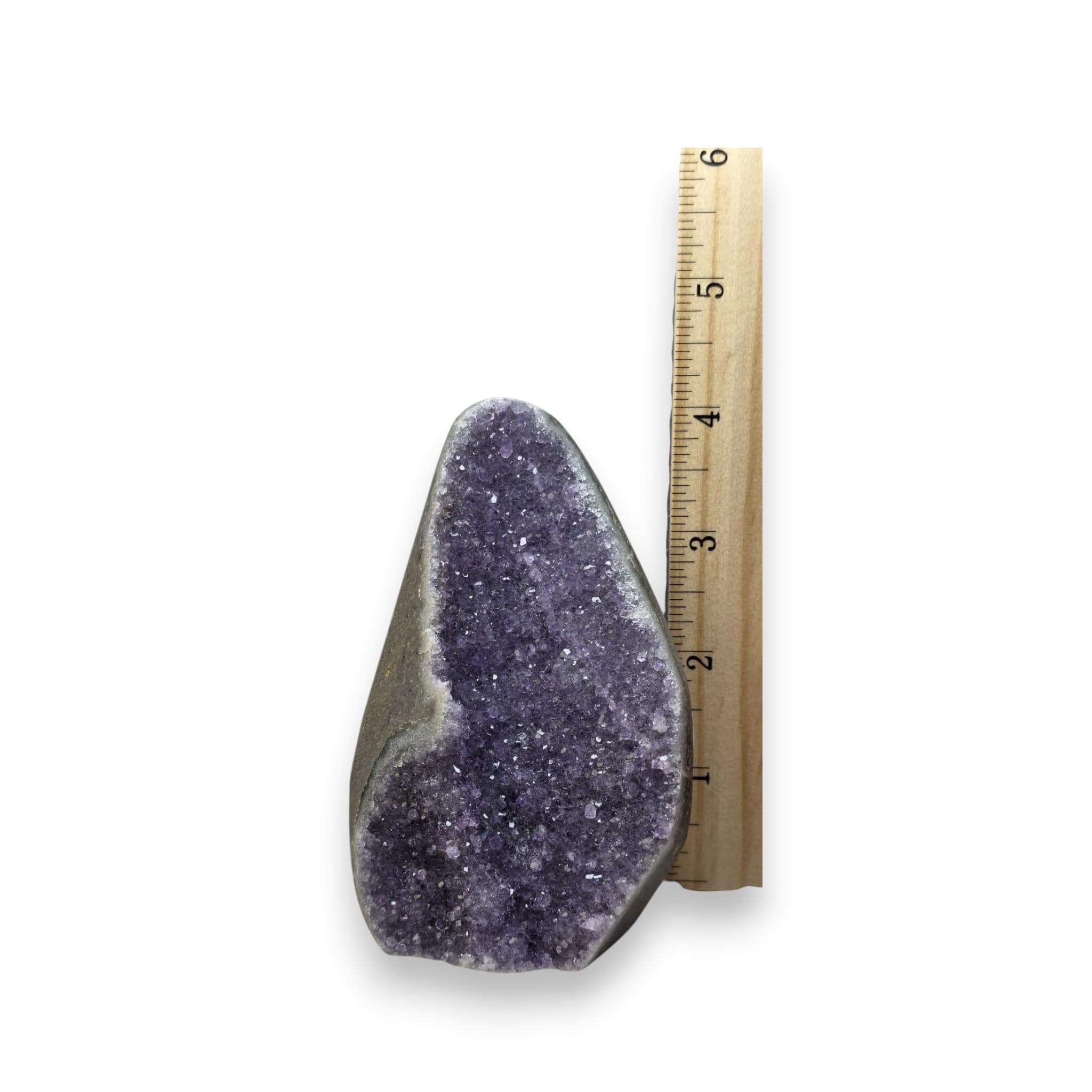 Amethyst Druzy Freeform, Purple Quartz Cluster, Healing Stone, Reiki Gift, Spiritual Home Accent