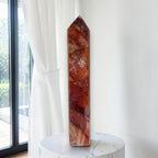 Fire Quartz tower close-up display