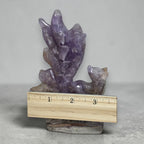 Amethyst Nine Tails Fox width measurement 3.5 inches
