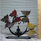 Mookaite butterfly tree height shown beside an inch ruler
