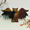 Ocean Jasper Owl Carving