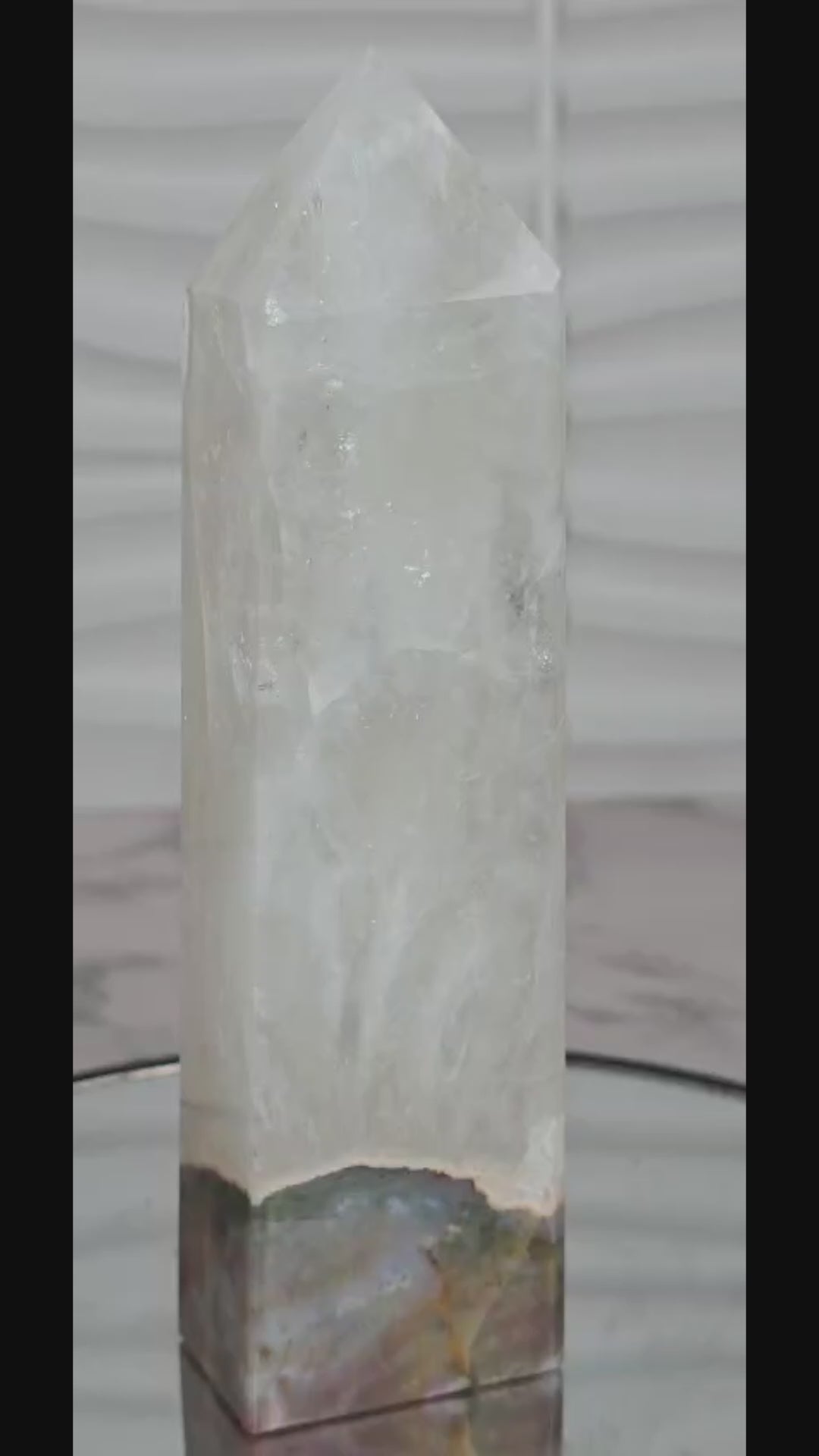 Quartz Crystal Tower, 6.5 Inch