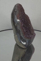 Purple Druzy Agate Freeform Geode video