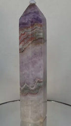 Amethyst Lace Agate Tower — 8" One of a Kind