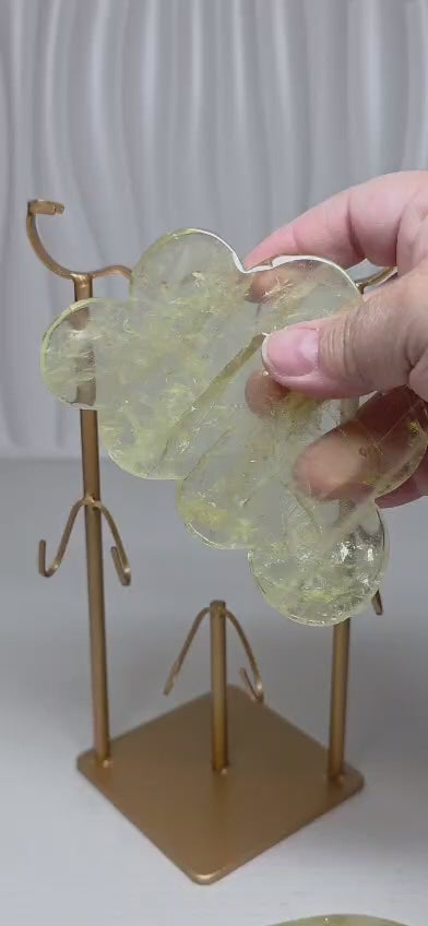 Citrine Rain Cloud Crystal Sculpture