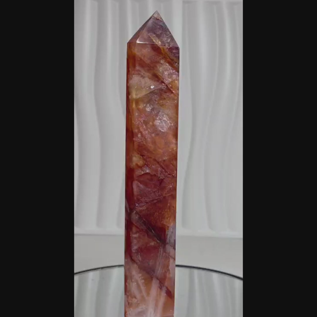 Fire Quartz Large Tower