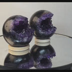 Natural Amethyst Geode Crystal Sphere 55mm