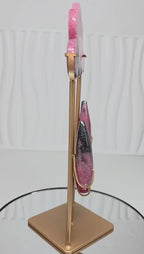 Rhodonite Rain Cloud Crystal Sculpture