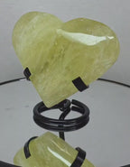 citrine heart crystal